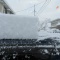 30日の朝　積雪