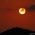 大宜味の森へ沈んで行く夕日