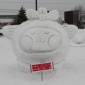 寒中石狩屋台村レポ【雪像編】