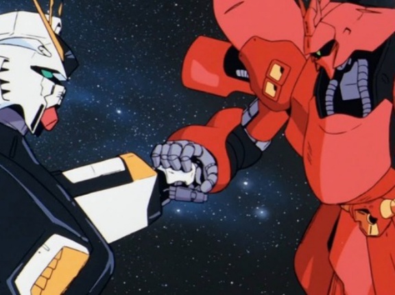 【朗報】ガンダム逆襲のシャアのνガンダムvsサザビーのタイマン、レベルが高過ぎる…（画像あり）