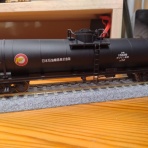 クローゼットの中の鉄道模型