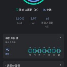 今日の歩数　3167日目