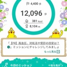 本日雨が降らなかったので歩けた！(^_^)