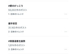 『#賀喜遥香生誕祭』←トレンド3位凄すぎて草wwwwwwwww