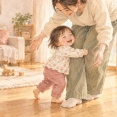 1歳10ヶ月の娘が可愛くてしょうがない  おとうしゃんだいすき って 小走りで駆け寄ってきて抱きつくんだぜ