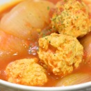 あっさり味♪鶏団子のトマト煮込み