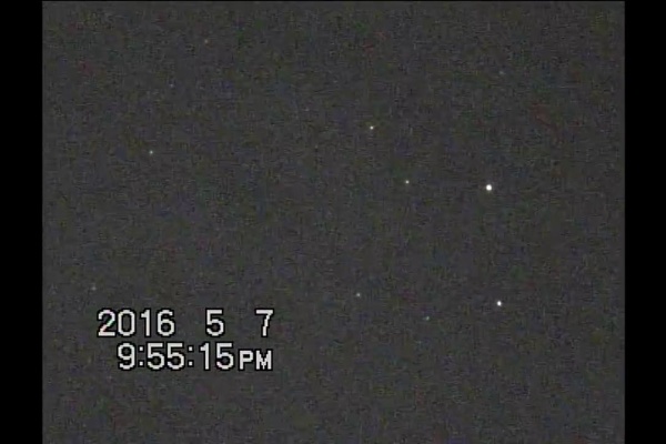 人工衛星の落下予報 光学観測 16年05月