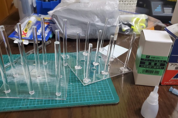 ライブロックスタンド自作と既製品と 楽して海水魚16