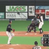 日本ハム、レアードの2点タイムリーツーベースとアルシアの内野ゴロの間の得点で11点目！