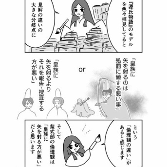 【1】源氏物語のモデルは倫理観で分かれる
