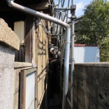 『狭いとこで外壁張替え。』の画像