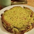 砂糖と抹茶の量はこれでいいかなの抹茶チーズケーキ