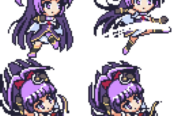キュアマジカル 攻撃ドット絵その２ 魔法使いプリキュア たこやき少女