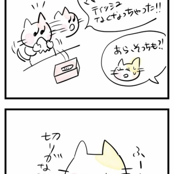 名もなき家事図鑑　No.003 すぐに無くなるティッシュ箱