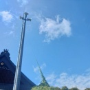 お寺のガラス掃除も承っています