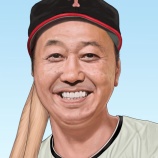 『さまぁ～ずの三村さんを野球選手風に描きました』の画像