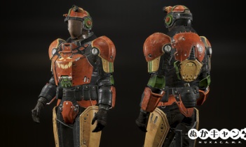 コンバットアーマー：ジャック・オー・ランタン・アーマー塗装