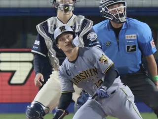 8月の坂本誠志郎.750(8-6) 3HR 5点　OPS2.625