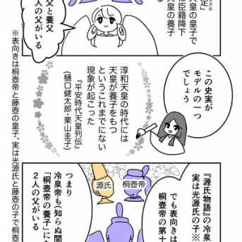 【394】源氏と皇族の皇統・冷泉帝(源氏物語)