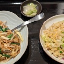 富山市役所近くの「菜香厨房」でランチ！屋台風焼きそばとレタスチャーハン！