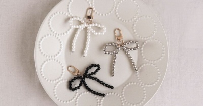 【セリア】流行りの韓国風『ビーズリボン』が100円！可愛すぎて思わず全色買い！