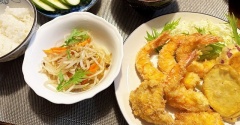 好物で釣る！＆ご褒美の夕食