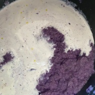 寒いので〜コンソメいらずの色鮮やかな紫の食べるスープ
