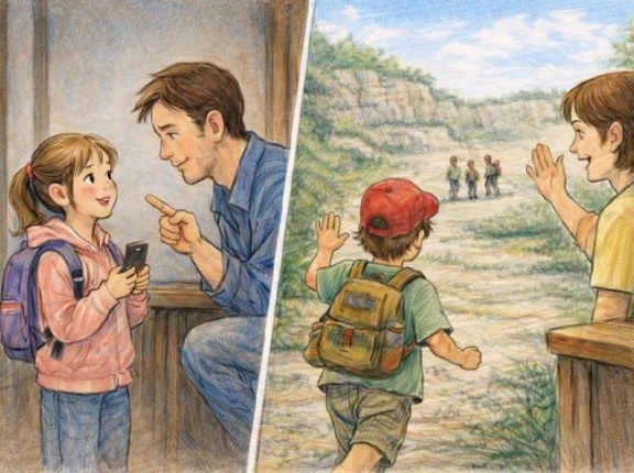 海外のパパ「うちの娘に言ってることと、自分が子供のときに言われていたことは…こう違った」