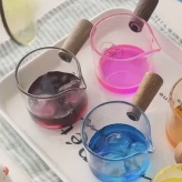 キラキラレインボーがかわいい🌈わらび餅ゼリー