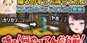 【ホロライブ】スバルの家の床を突き破って登場するわためが面白過ぎたwww