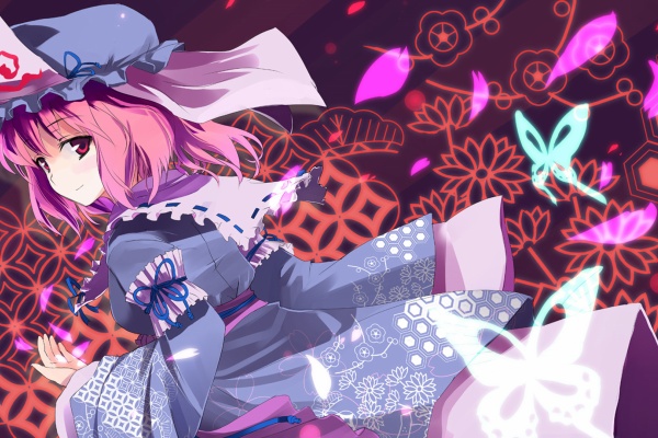 アニメ壁紙box 東方project 西行寺 幽々子