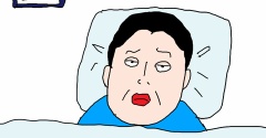 5時に起床する夫