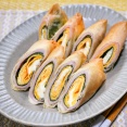 なんとなく食べてしまう「薄焼き卵とハムの揚げ春巻き」