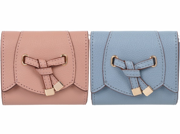 VIS フラワーカット財布ミニ 全2種