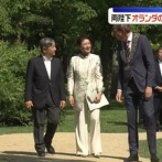 天皇夫妻　「アムステルダムの森公園」を訪問　桜を植樹