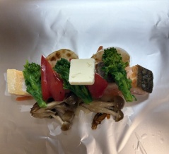 サーモンのホイル包