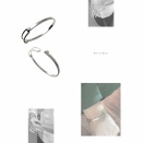 【装着方法　dpb01-043バングル式ブレスレット】　かんたん装着可・手仕事の特性を生かしたデザイン