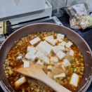 麻婆豆腐とだし巻き卵