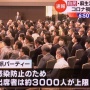 麻生太郎が大規模な政治家パーティを開催してしまい批判殺到