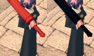 赤黒点滅巨大生地用麺棒