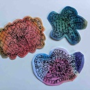 ゼンタングルの花　土曜クラス