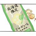 【北海道おやつ日記】ホリのじゃがいもコロコロ（行者にんにく味）