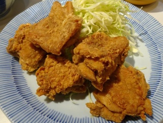 ■秋葉原の「福与志」で、デカ盛り唐揚げ定食！