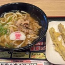 資さんうどん国府津店　かしわごぼ天うどん