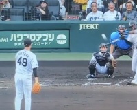 阪神・大竹、71km/hのスローボールをオコエ瑠偉に投じた結果wwwwww