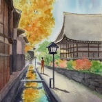 水彩画初心者ブログ　 始めて１年になります