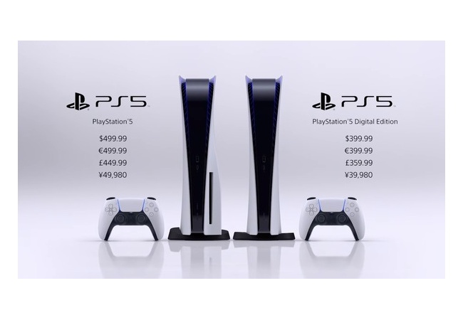 『PS5』11月12日に発売決定！！価格は通常版が49980円、デジタルエディション版39980円