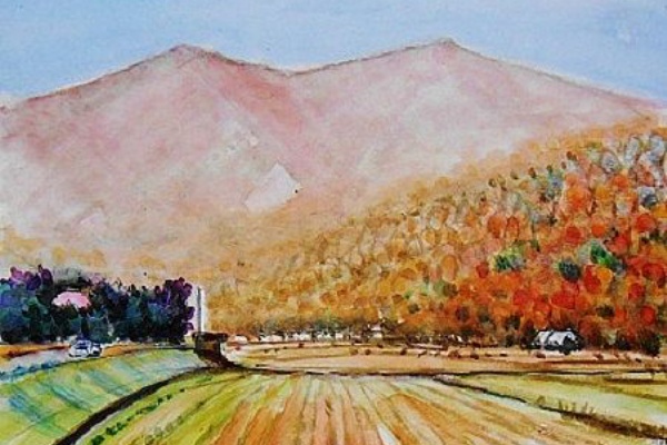 IKUOの水彩画集 - 筑波山