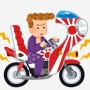 暴走族の男性（29）、バイクで騒音を鳴らしたとしてパトカーに追われる → 転倒して意識不明に