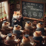 これは僕がいじめられてた高校での、キャリア説明の講演会が行われてた時の生徒の様子です